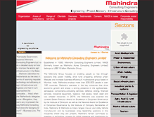 Tablet Screenshot of mahindramace.com